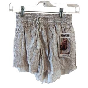 NWT Rewash Linen Blend Shorts, XL